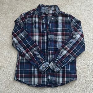 Eddie Bauer Blue and Red Flannel